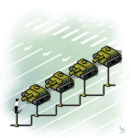 Contemporary Tiananmen sponsored by Google. איור: מושון זר-אביב ©