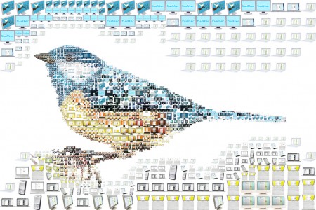 Twit... Twit... Twitter (Illustration for RAM magazine). איור: tsevis (cc-by-nc-nd)