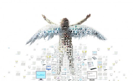 Twitter Angel by Tsevis, cc-by-nc-nd