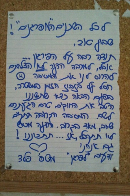 מסיבה ראשונה של משפחת פלד