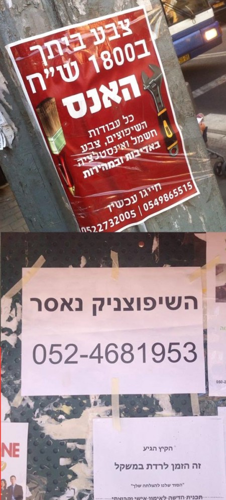השיפוצניק האנס, השיפוצניק נאסר. צילומים: פרוזן מאי, אנונימי